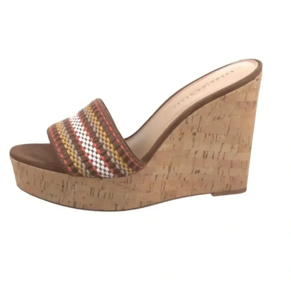 VERONICA BEARD Printed Slides w/ Tags Size: 10.5 New